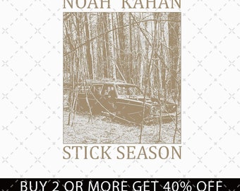 Pobierz natychmiast koszulkę Noah Kahan Stick z trasy koncertowej z sezonu 2023, folkową muzykę pop Noah Kahan, album Retro Noah Kahan z trasy koncertowej z 2023 roku