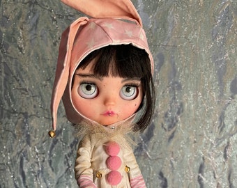 Ensemble de poupée Circus Blythe et chapeau, vêtements Blythe, chapeau de poupée Blythe, tenue bohème pour blythe, personnalisé Blythe, tenue Blythe - chapeau Blythe