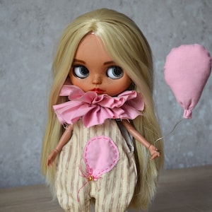 Zirkus Set für Blythe Puppe Tee gebeiztes Set für Blythe Vintage Outfit für Blythe Boho Kleidung Blythe Retro Kleidung Blythe Retro Kleidung
