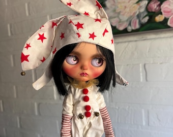 Circus  Blythe doll set jumpsuit and hat, Blythe clothes, Blythe doll hat, outfit for blythe, Blythe custom ,Blythe outfit - Blythe hat