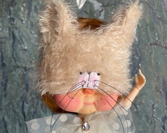 Blythe clothes, Blythe cat accessories, outfit for blythe doll, Helmet for blythe,Blythe doll hat, Blythe custom doll