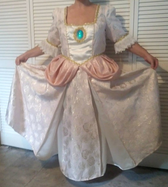 princess peach ball gown