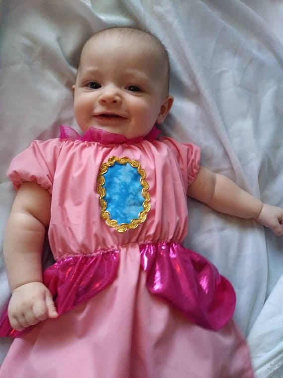 infant princess peach costume