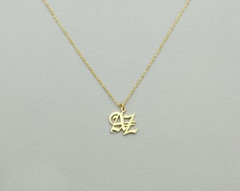 Collar con nombre personalizado en plata de ley 925 / Joyas con nombre en escritura personalizada / Regalo navideño para ella