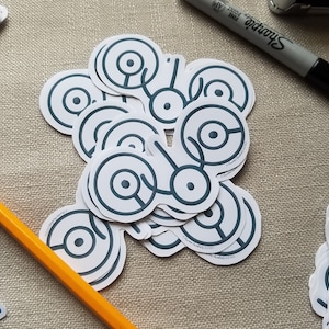 Psychic Type Symbol Sticker for Sale by LynchMob1009