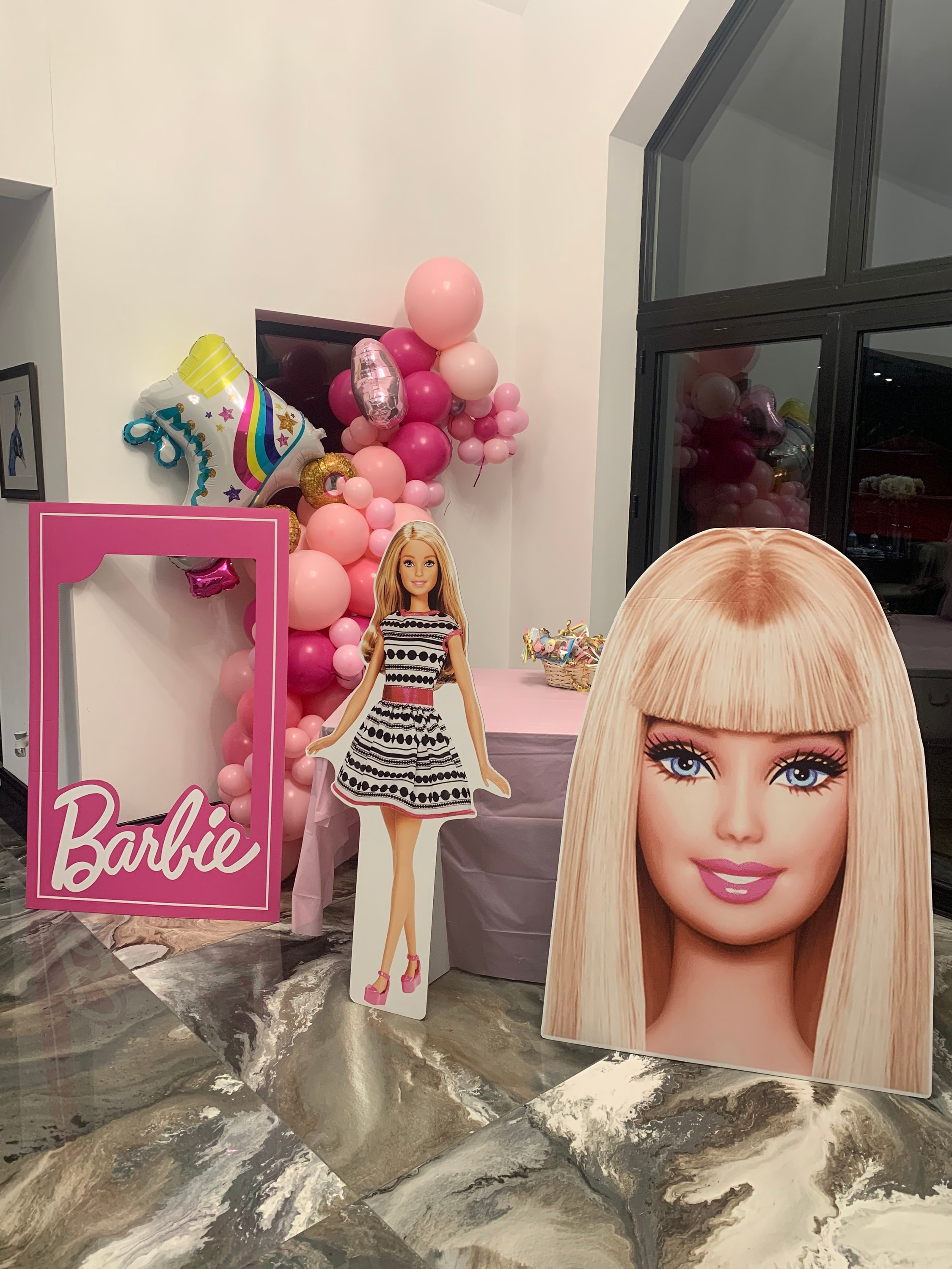 Barbie Props For Party
 3 X Barbie Party Prop Lifesize Cut Out Etsy UK