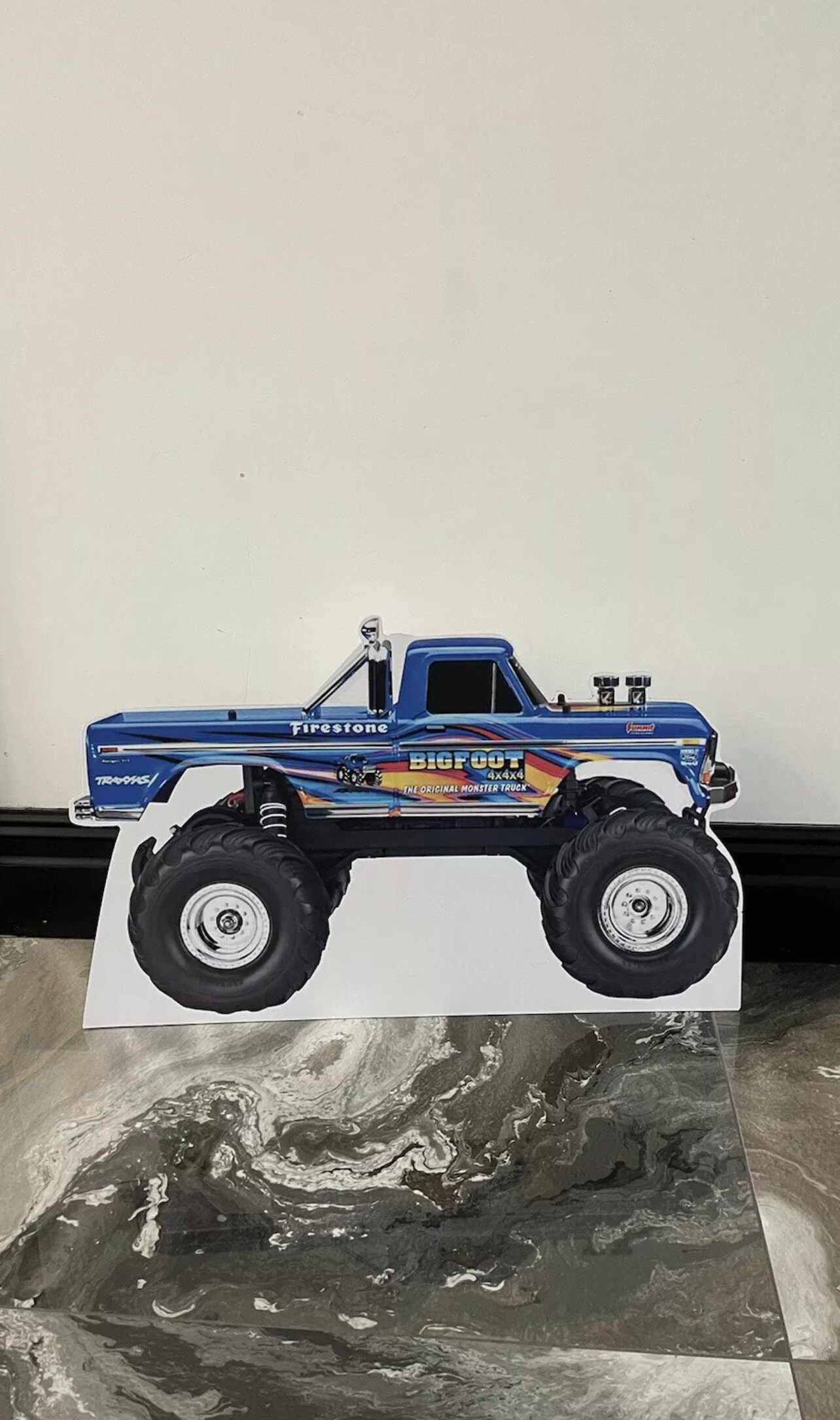 Monster Truck Party Cardboard Cutouts Car Hot Wheels Etsy