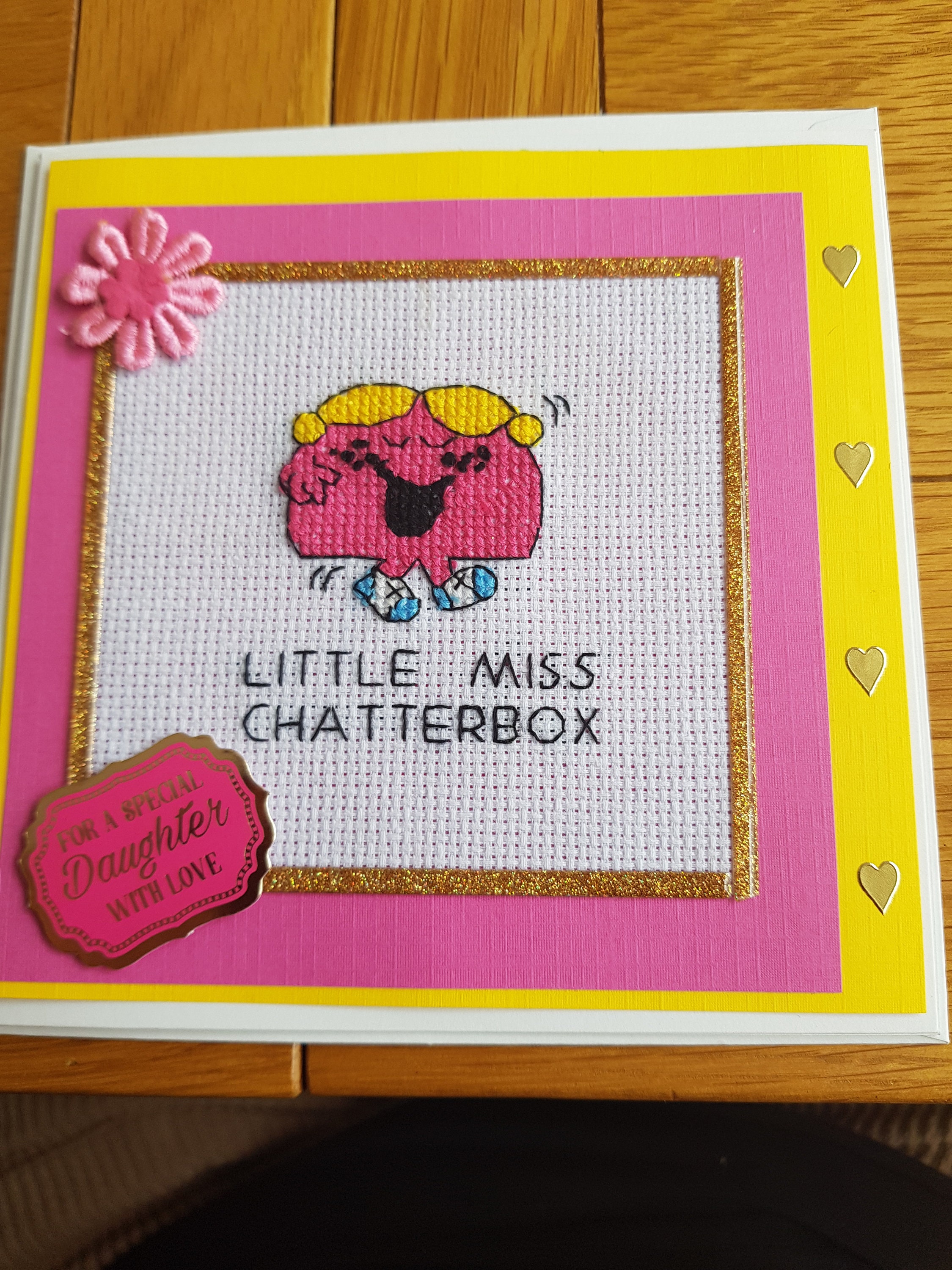 Little Miss Chatterbox Birthday Card - Etsy UK