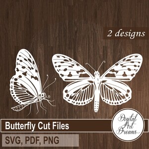 Butterfly SVG for Cricut - Butterfly SVG files - Butterfly svg cut file - Paper cutting template - Paper cut out designs - Cricut files