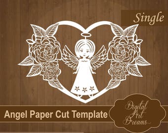 ballerina girl svg paper cut template pdf baby papercut etsy