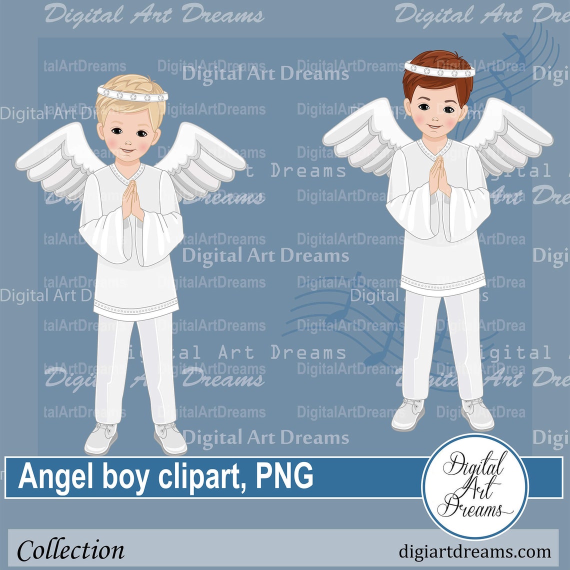 Angel Boy Clipart Angel Clipart Little Boy Png Christmas - Etsy