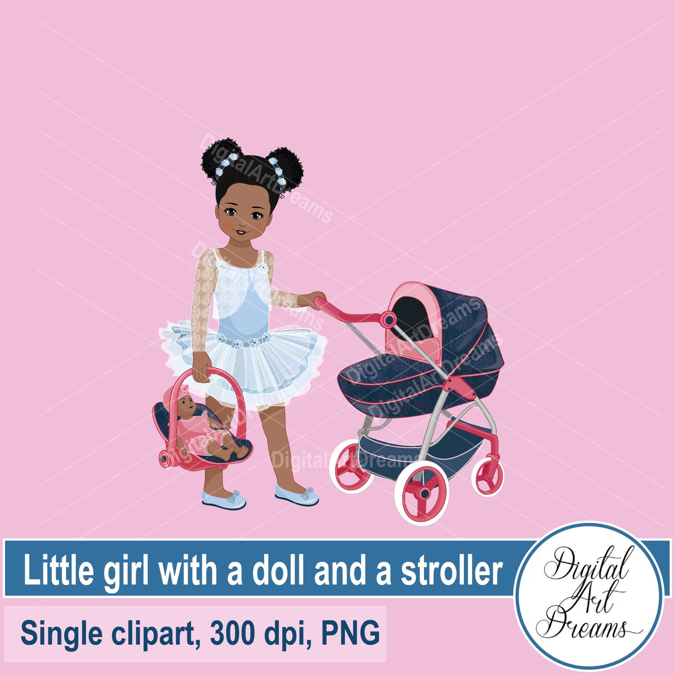 Black stroller for best sale girl
