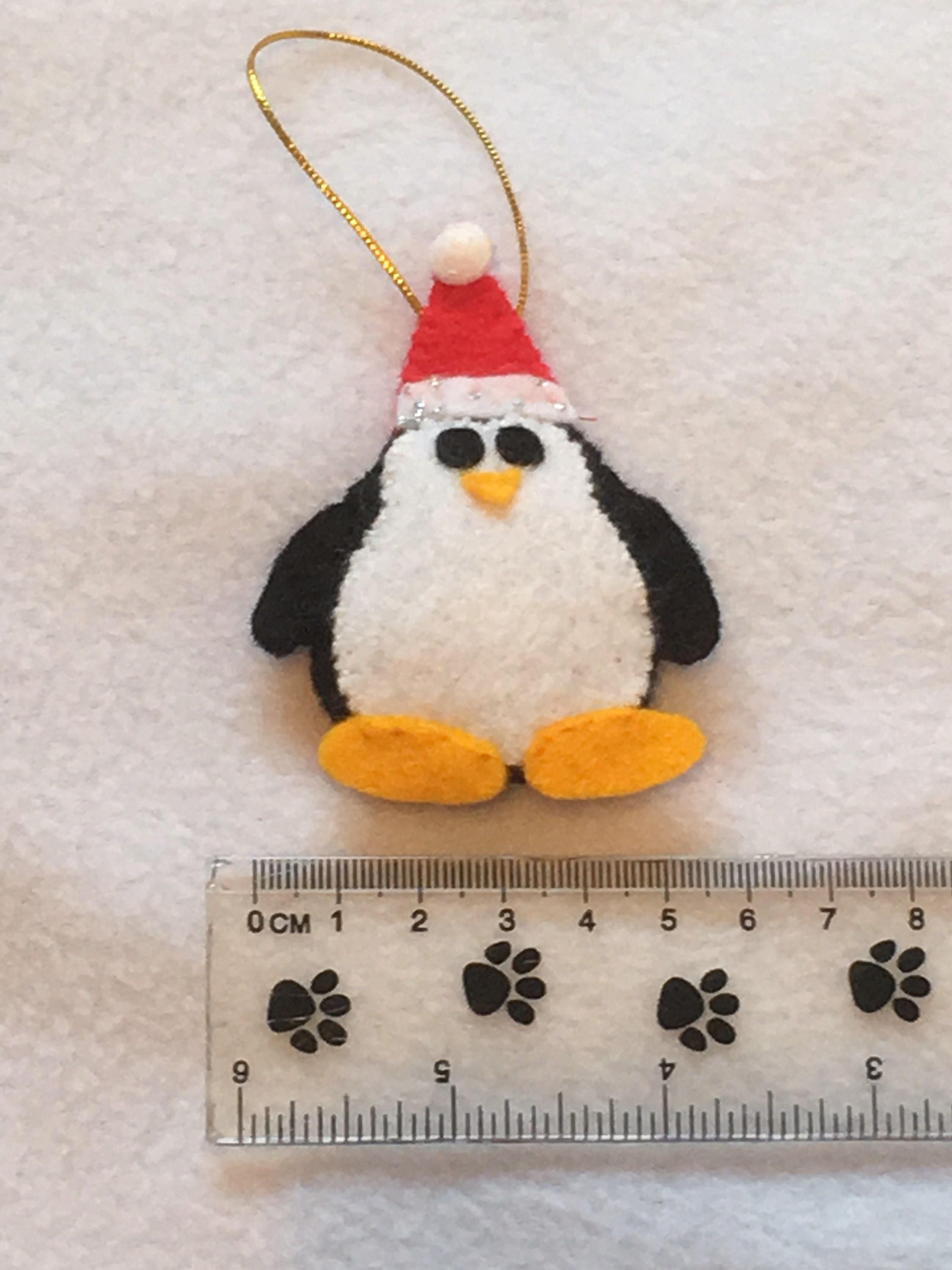 PENGUIN Christmas Hanging Decoration Tree Decoration Etsy