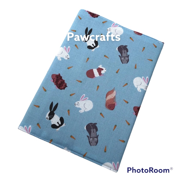 Guinea Pig and Rabbit Notebook, A6 Book Sleeve, great Gift Idea for Pet Lovers.