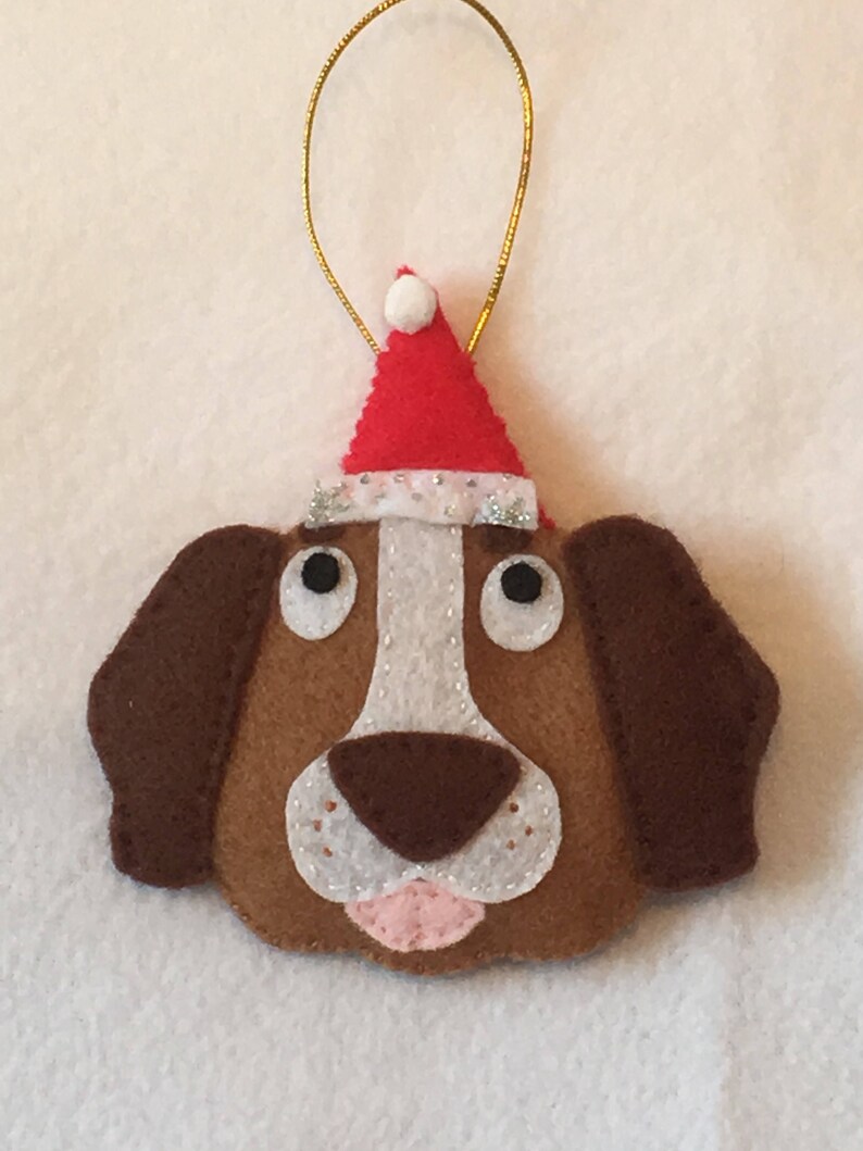 DOG Hanging Christmas Decoration Tree Decoration Dog Etsy UK