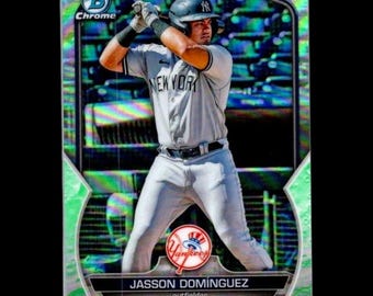 2023 Bowman - Chrome Jasson Dominguez #BCP-18 Lunar Glow Refractor (RC)