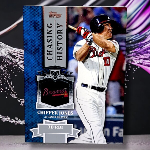 2013 Topps Chasing History Chipper Jones Atlanta Braves Superstar #ch-26