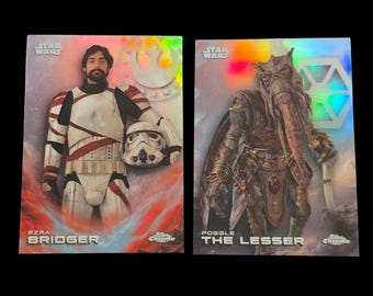 Luke Skywalker 2023 Topps Chrome Star Wars Manga Madness Sub Set