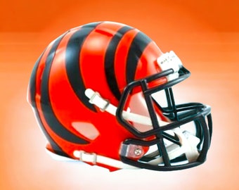 Cincinnati Bengals Vsr4 Riddell NFL Football Mini Helmet 55005 For Sale Online E