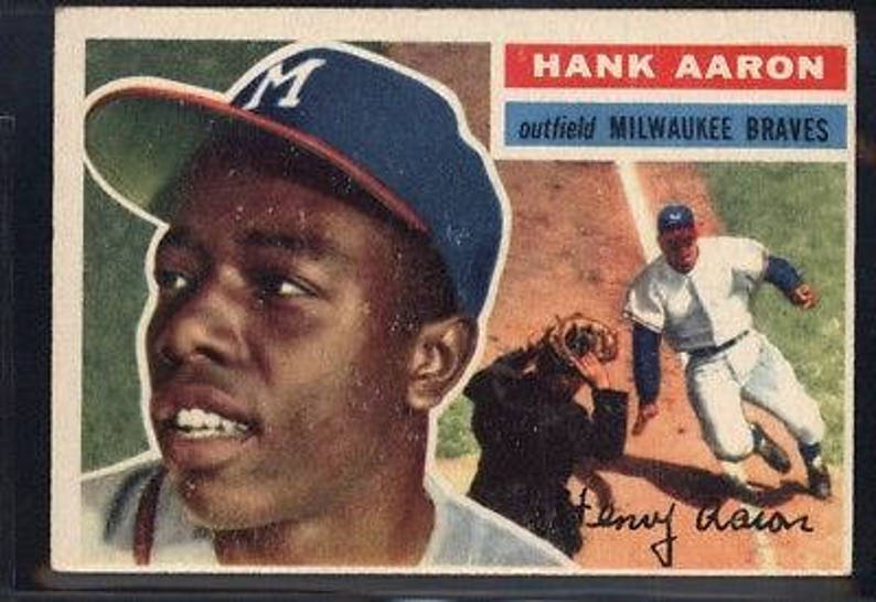 EX Vintage 1956 Topps #31 Hank Aaron