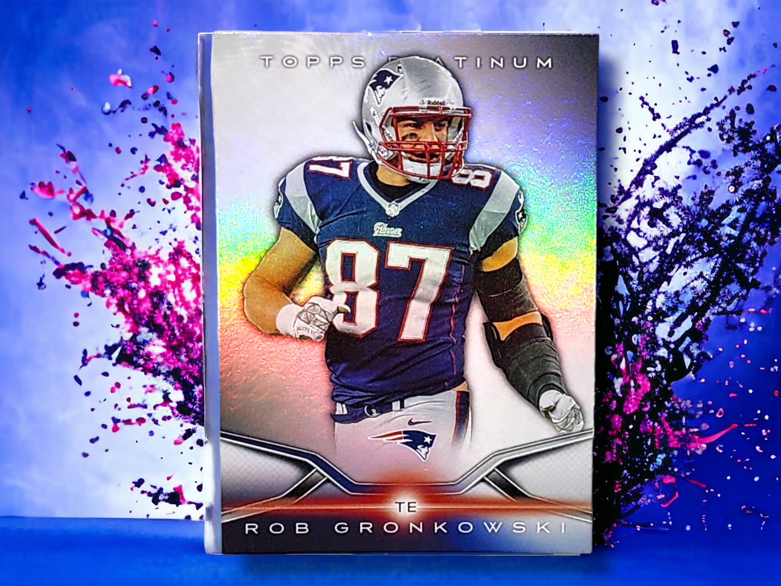 2014 Topps Platinum Parallel Rob Gronkowski New England Patriots