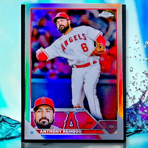 2023 Topps Chrome Refractor Anthony Rendon Anaheim Angels #123