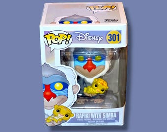 Rafiki met Simba The Lion King Disney Funko Pop 301 NIB