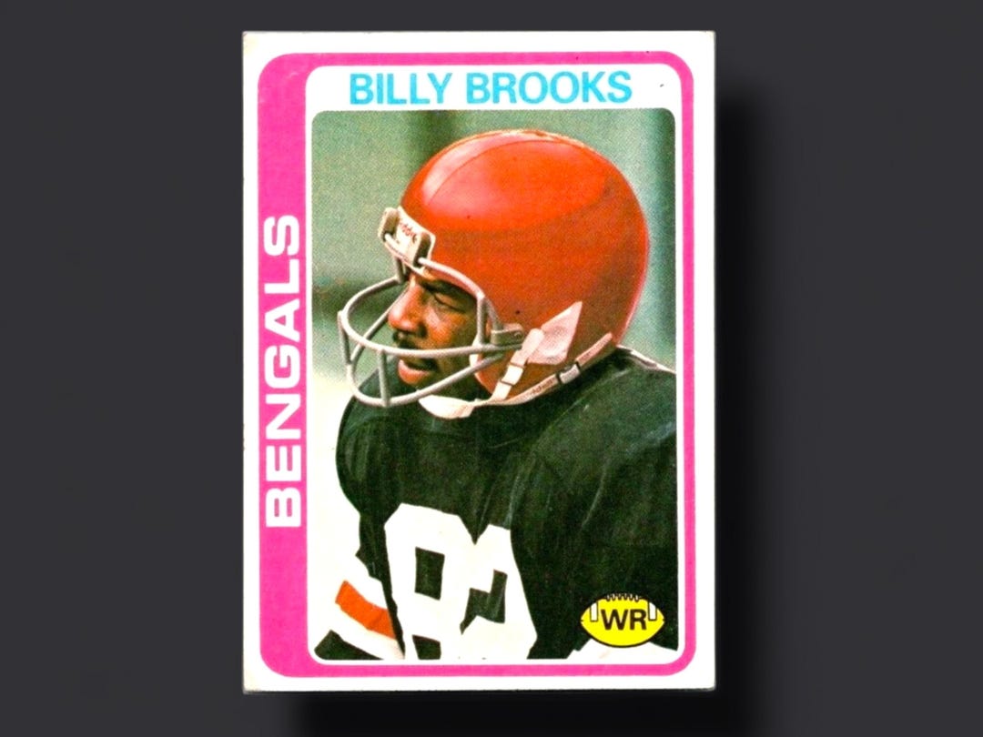 Billy Brooks Vintage 1978 Topps - Billy Brooks #74 (RC) - Etsy