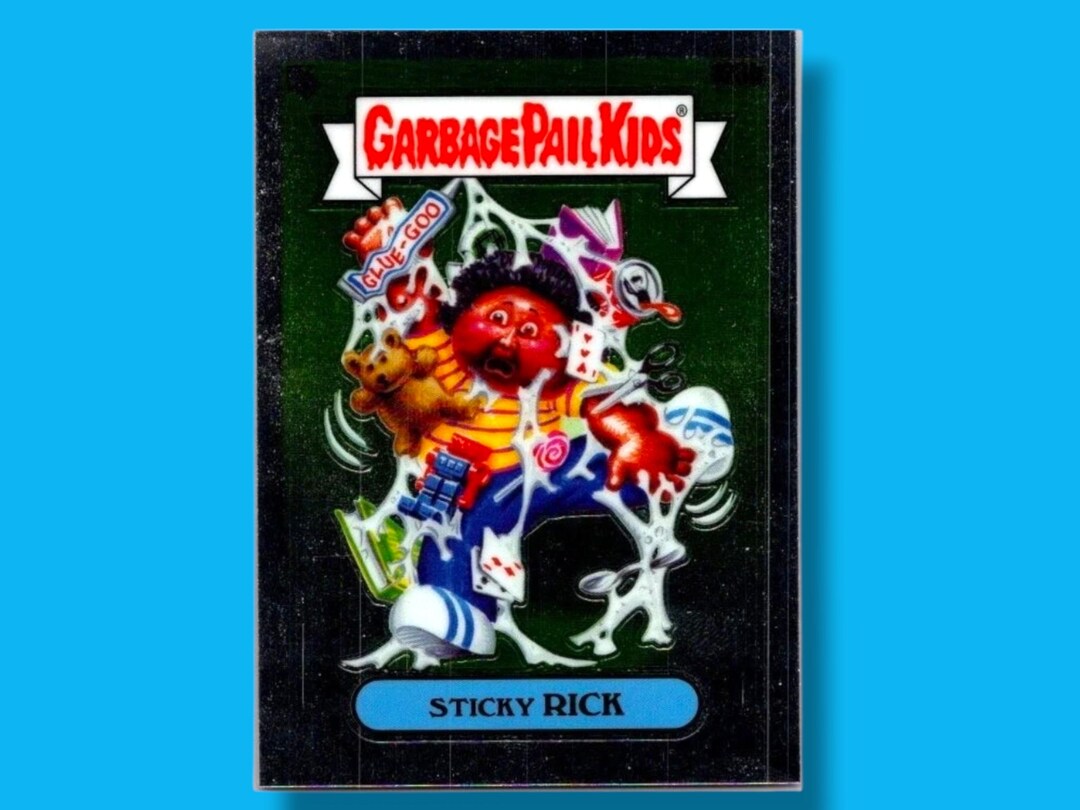 Sticky Ricky Garbage Pail Kid STICKY RICK 2020 GPK Garbage Pail Kids Chrome Mnt - Etsy