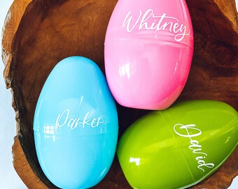 Large Easter Egg personalized, jumbo Easter eggs, personalized handwritten easter eggs for easter egg hunt, easter basket gift