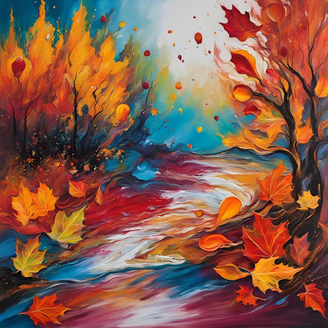 5 Paint Autumn Colors Png’s - Etsy