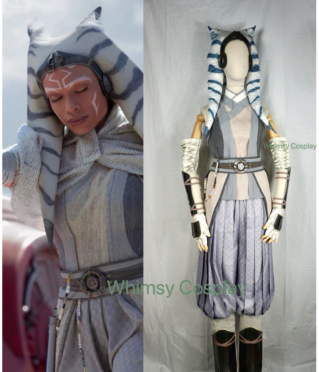 Customizable White Ahsoka Costumes Etsy