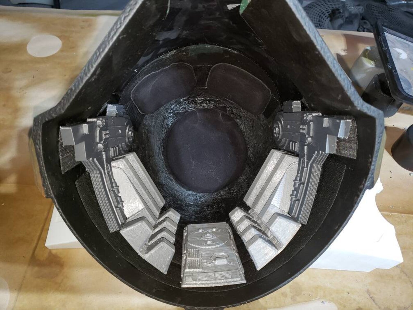 Flexible Mandalorian Interior Helmet Kit Etsy