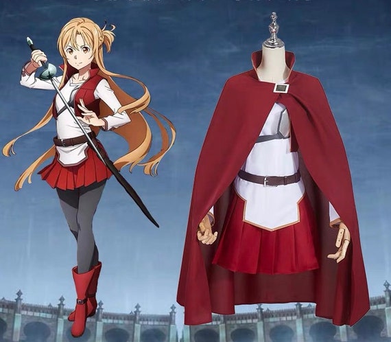 Asuna Sword and Costume  Japanese Anime Sword Art Online Cosplay