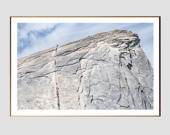 Yosemite Half Dome Cables Paesaggio - stampa
