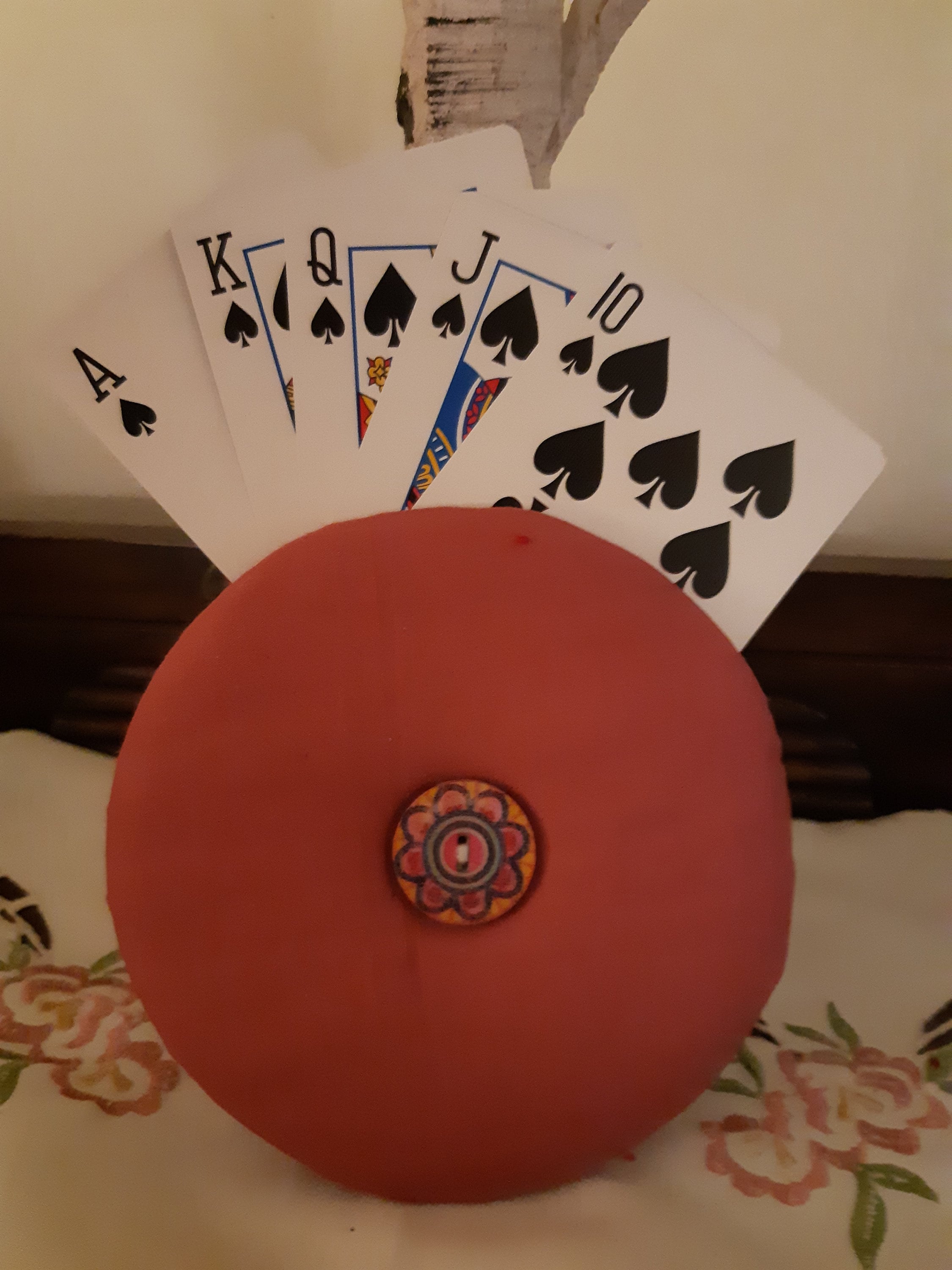 Playing Card Holder Round Arthritis Friendly Little Hands - Etsy