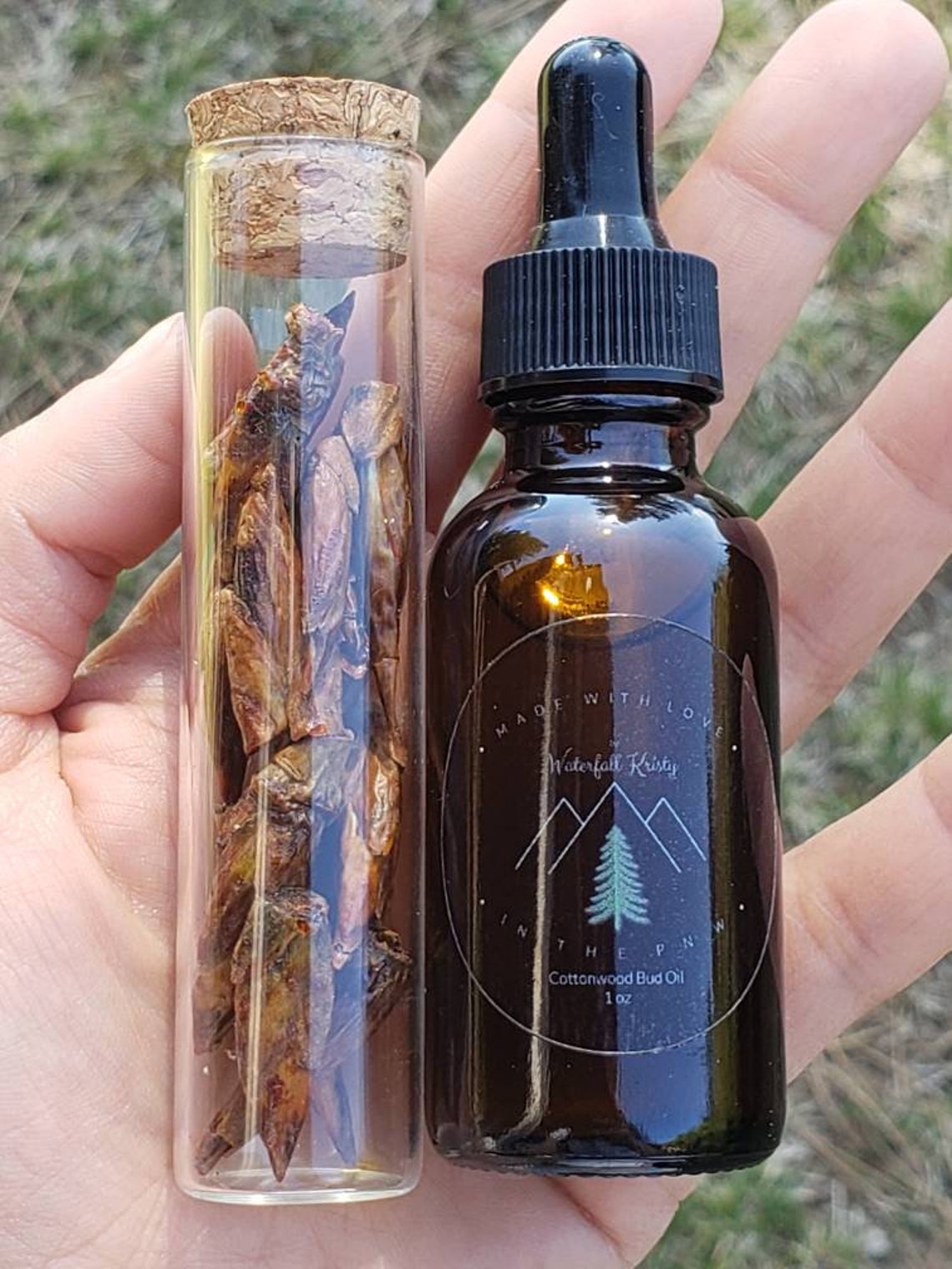 Cottonwood Bud Oil 1 oz / Balm of Gilead Muscle Rub / Topical Etsy