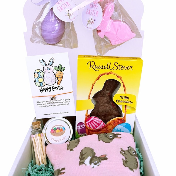 Easter Gifts for Adults, Easter Bunny Chocolate, Gift Box for Women, Easter Bunny Gift Box, Gift Box for Her, Easter Gifts Adult Women