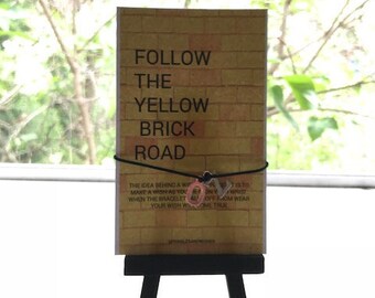 Follow the Yellow Brick Road -Wishlet Charm Bracelet - FREE SHIPPING