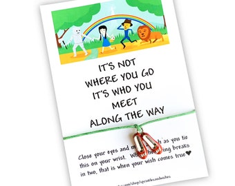 Wizard of Oz Wish Bracelet: Ruby Slippers Friendship Gift
