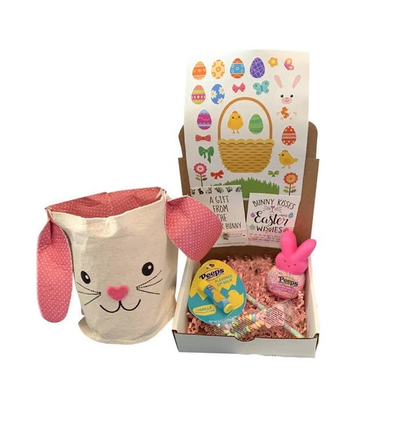 Easter Gifts for Kids, Easter Gifts for Girls, Easter Gift Box, Easter Gift Box for Kids, Easter Gift Box Peeps, Happy Easter Girl, Gift Box Il_570xn