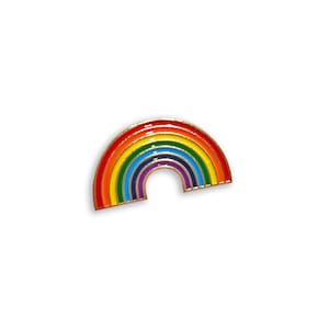 Épingle en émail arc-en-ciel, cadeaux arc-en-ciel pour femme, cadeaux arc-en-ciel pour enfants, épinglette de fierté, épingles LGBTQ, cadeaux de fierté, épingle pour sac à dos, cadeaux arc-en-ciel image 1