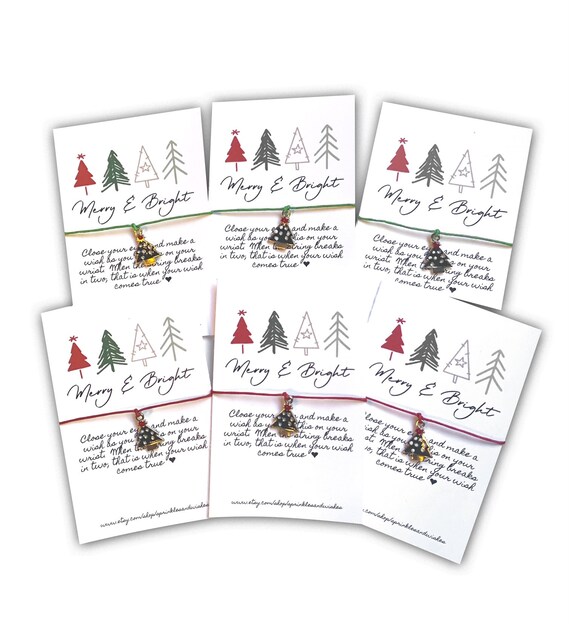 small-bulk-gifts-for-coworkers-christmas-wish-bracelets-bulk-set