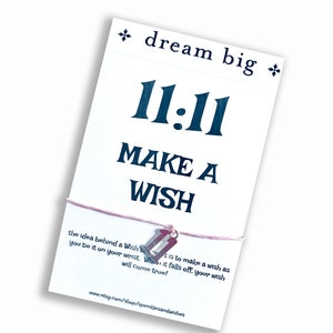 Make a Wish, 11 11 Wish Bracelet, Good Luck Bracelet, Friendship Gift, 5 Dollar Gift, 5 Dollar Bracelet, Make a Wish Bracelet