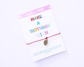 Happy Birthday Wish Bracelet, Make a Wish Bracelet, Birthday Wish Bracelet, Birthday Gifts for Her, Birthday Gift Ideas, Friendship Gift Il_170x135