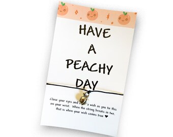 Have a Good Day, Have a Nice Day, Friendship Gift, Gift for Friend, Peach Gift, Peach Gift Idea, Peach Girl, Friendship Gift for Women