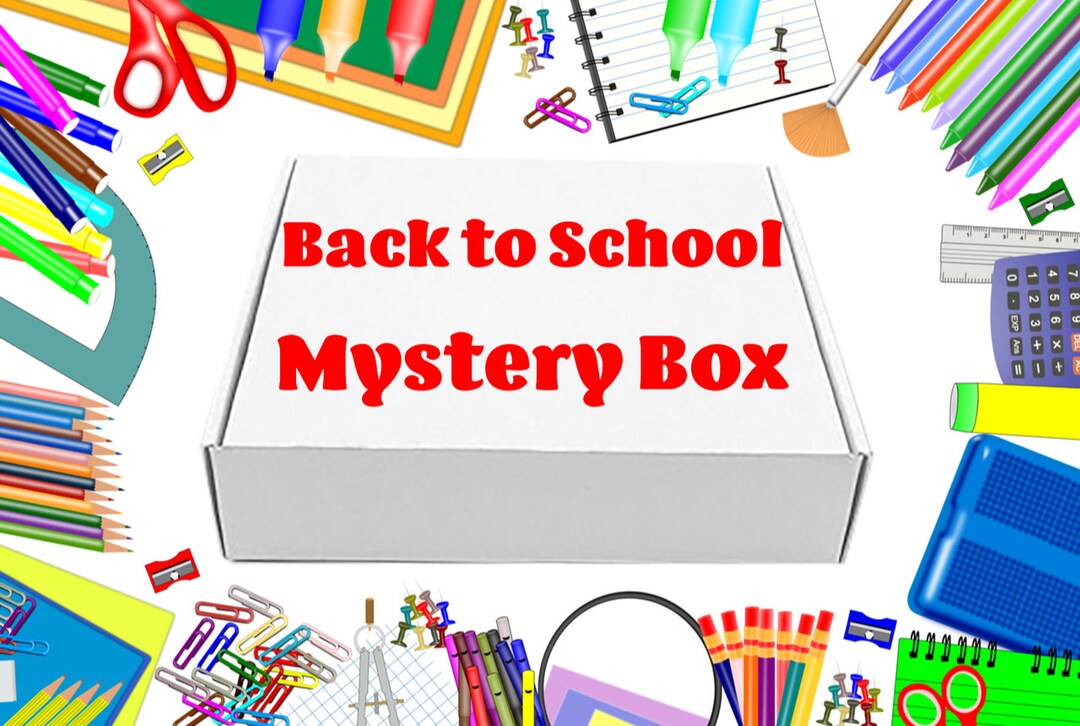 Back to School Mystery Box for Kids, First Day of School Mystery Box