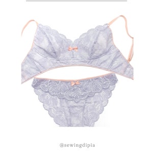 SPANISH PDF Digital Sewing Pattern, Vera panties Lingerie Sewing Pattern image 7