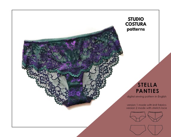 Buy ENGLISH PDF Digital Sewing Pattern, STELLA Panties Lingerie