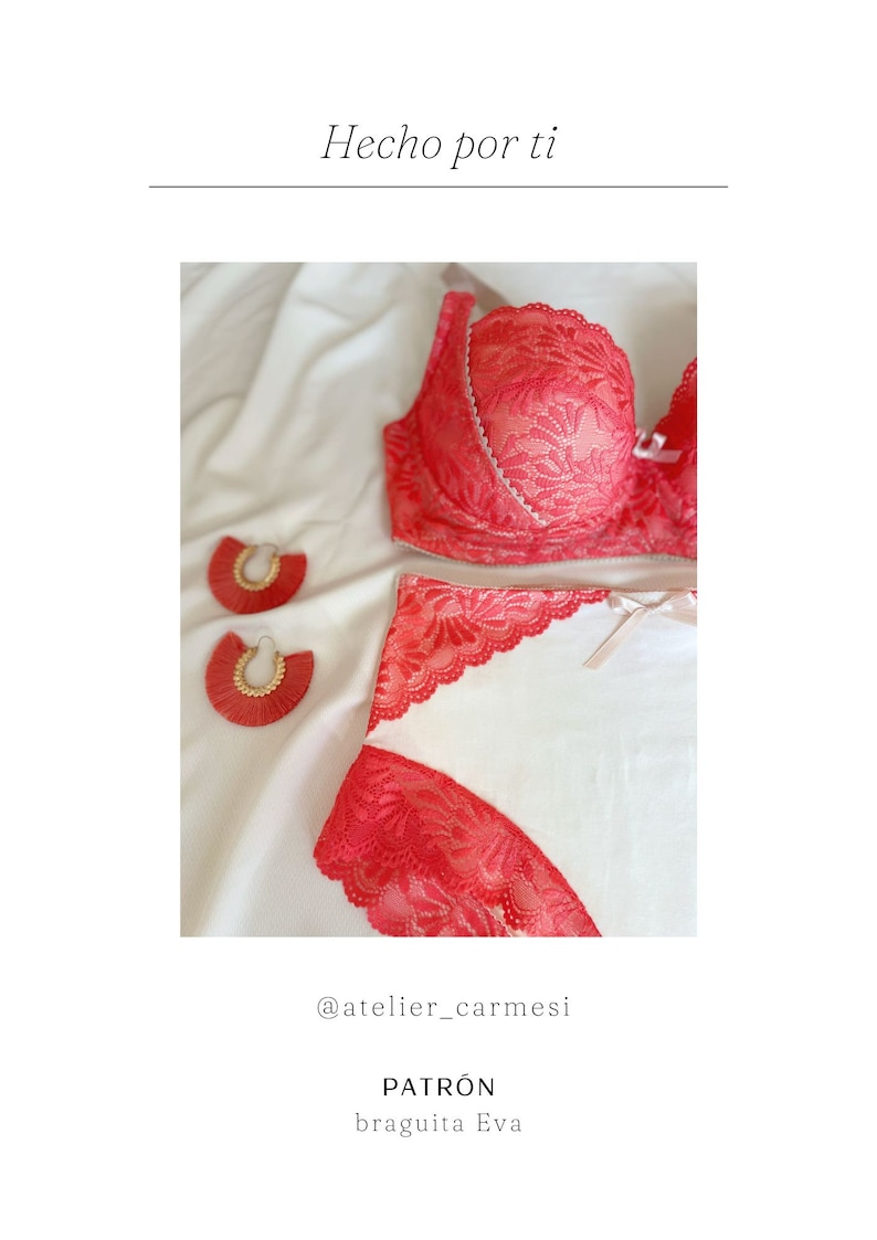 SPANISH PDF Digital Sewing Pattern Eva Panties Lingerie Etsy